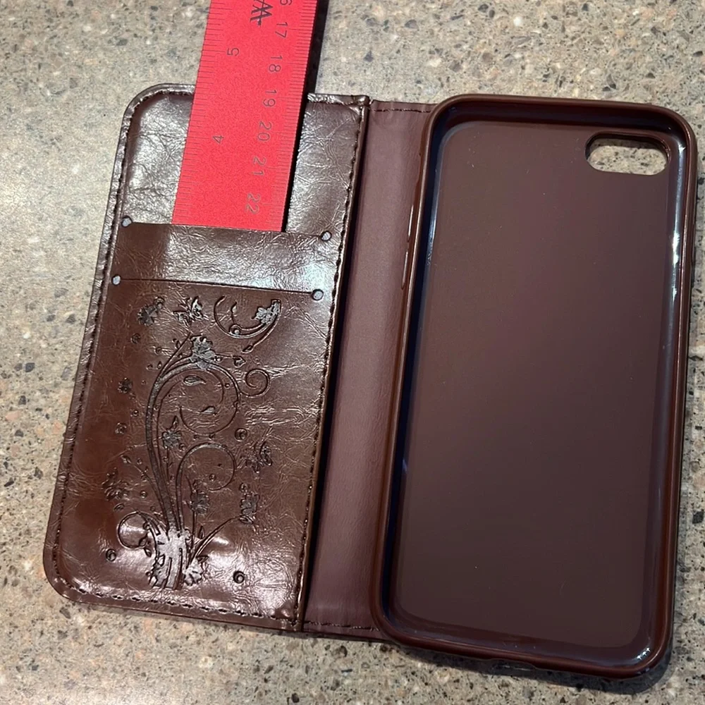 💝 10/$10 💝 iPhone 7 Faux Leather phone/cards case